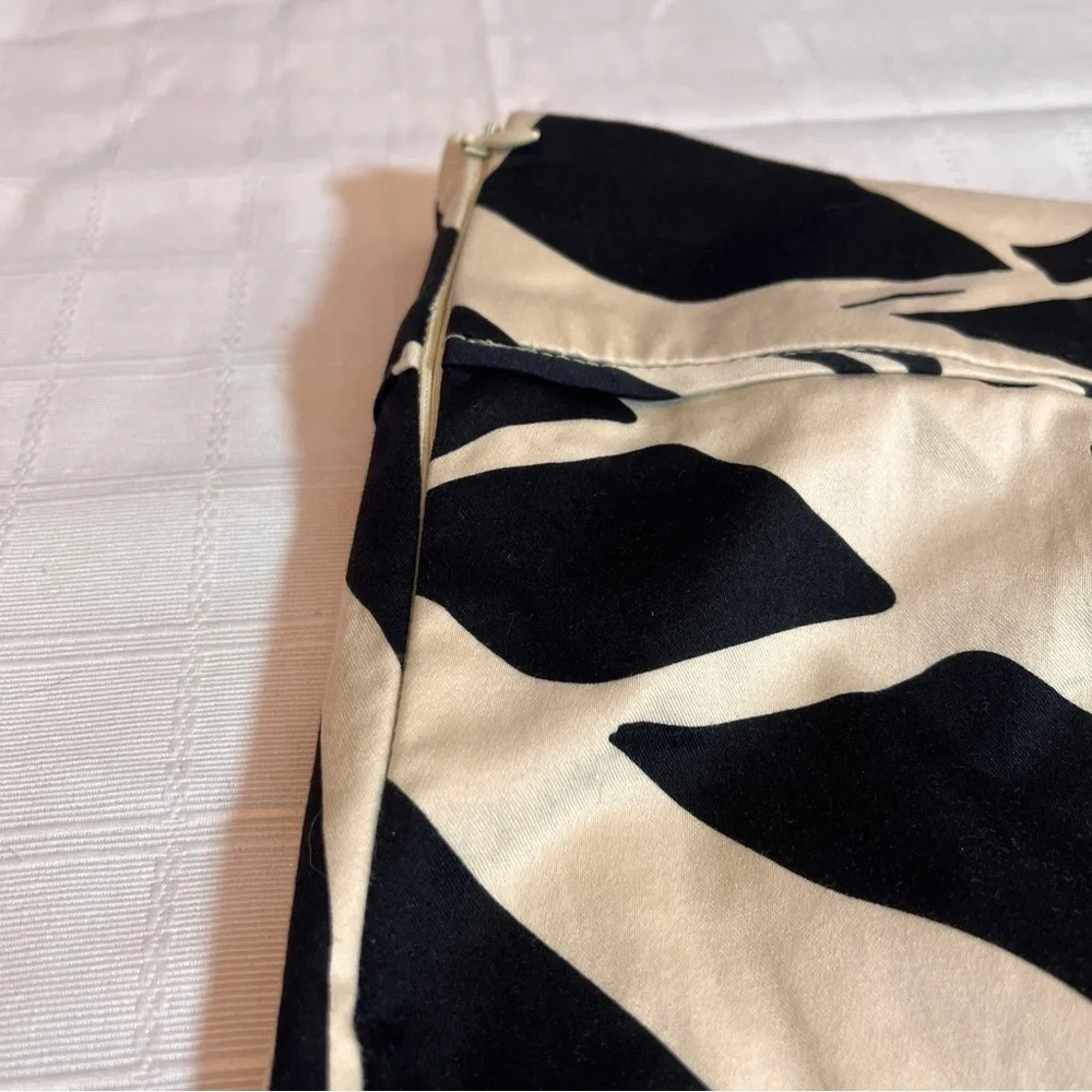 New York & Company Pencil Skirt Black and White Cotton/Spandex Blend Size 14 - Picture 5 of 10